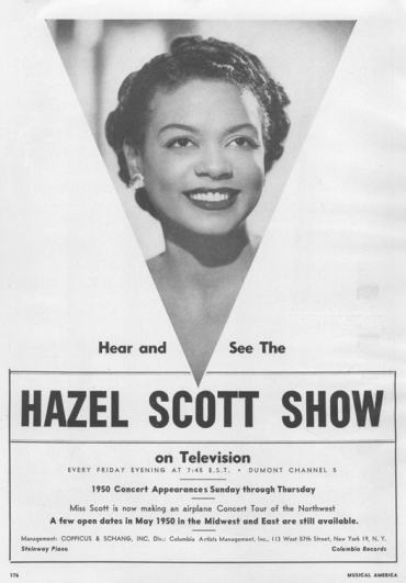 Hazel Scott Show Promo